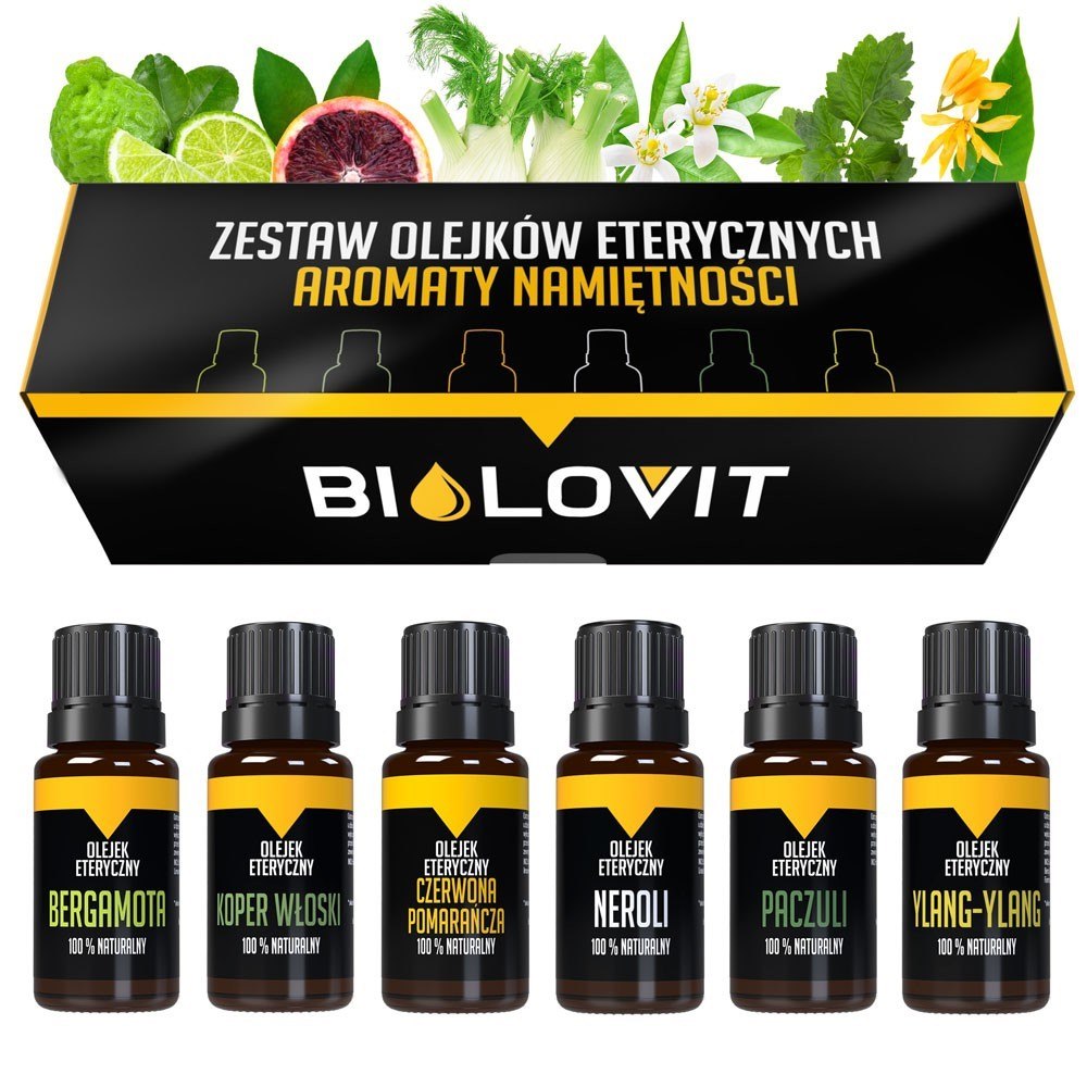 Bilovit ēterisko eļļu komplekts - kaislību aromāti
