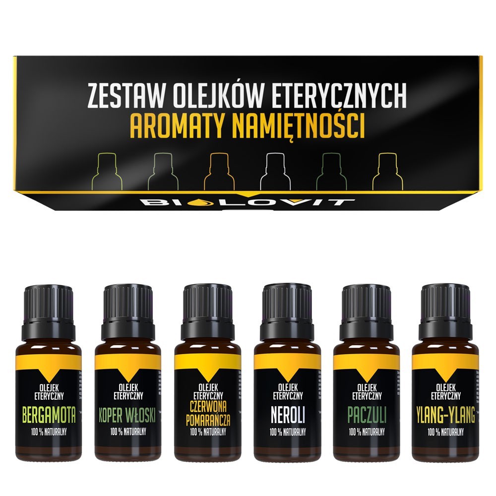 Bilovit ēterisko eļļu komplekts - kaislību aromāti