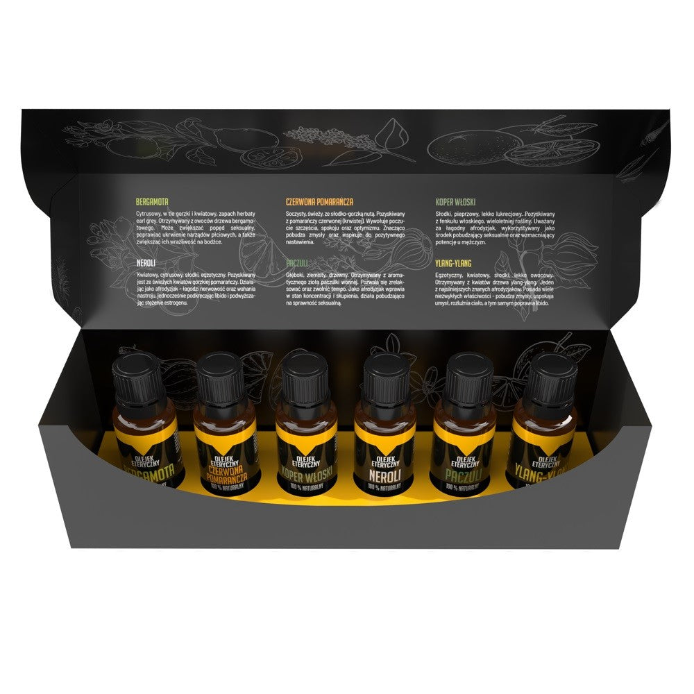 Bilovit ēterisko eļļu komplekts - kaislību aromāti