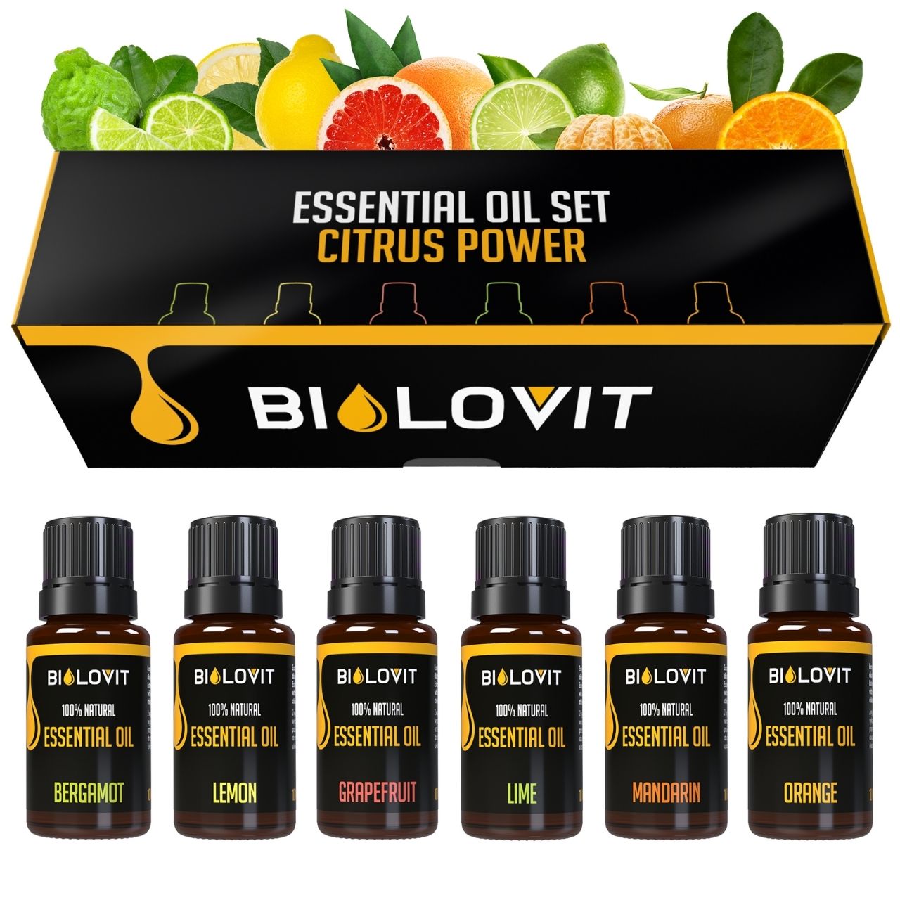 Bilovit ēterisko eļļu komplekts - Citrusaugļu spēks
