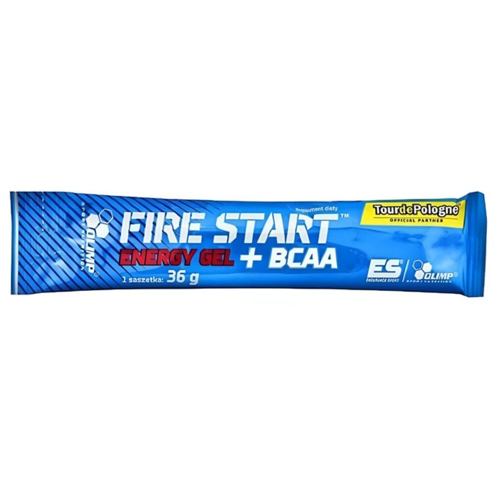 Olimp Fire Start enerģijas želeja + BCAA, zaļš ābols - 36 g