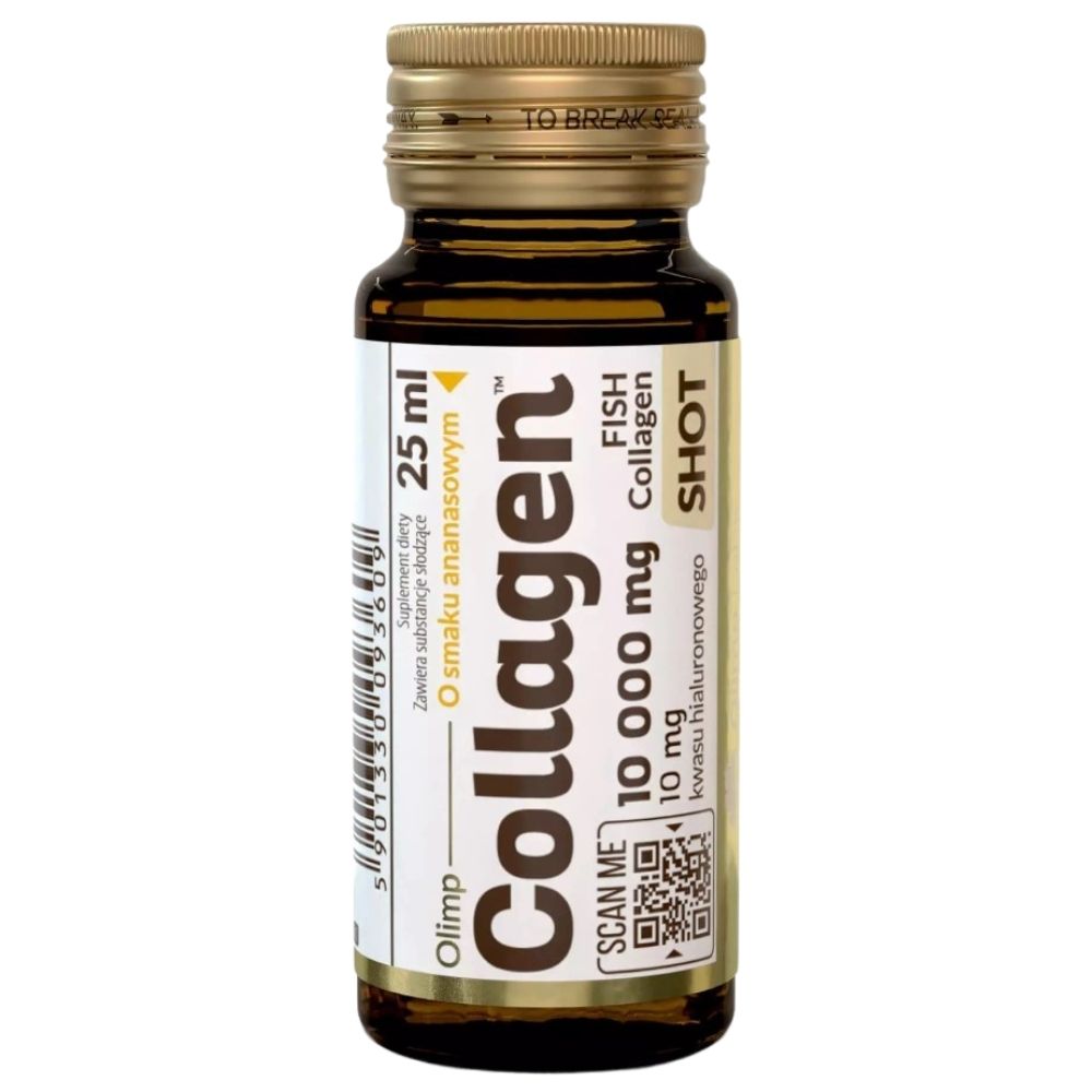 Olimp Collagen Shot 10 000 mg, ananāsu - 25 ml