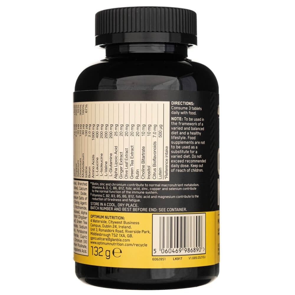 Optimum Nutrition Opti-Men (Multivitamīni aktīviem vīriešiem) - 90 tabletes