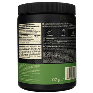 Optimum Nutrition Mikronizēts kreatīns, pulveris – 317 g