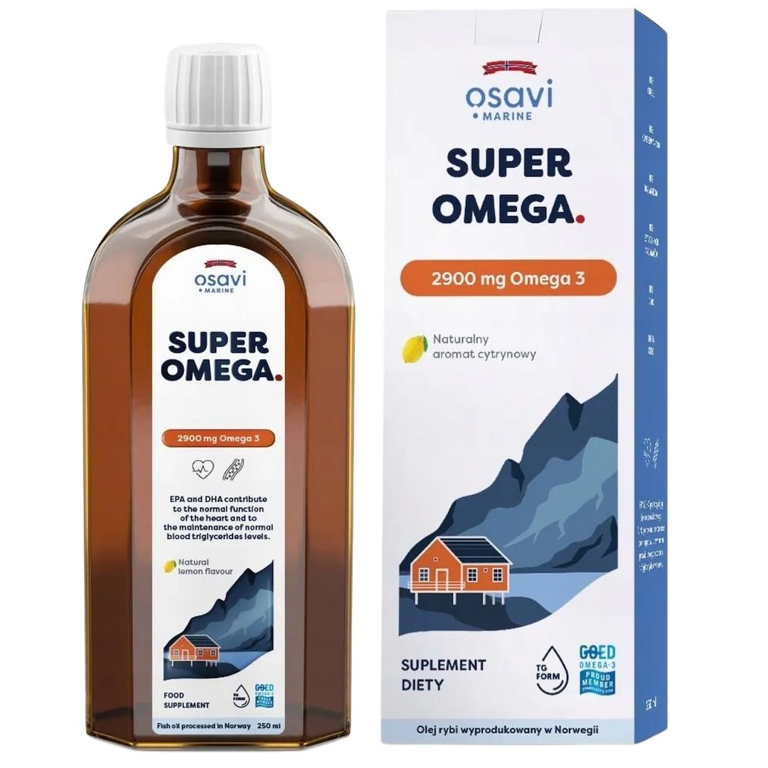 Osavi Super Omega, 2900 mg Omega 3, citrons - 250 ml
