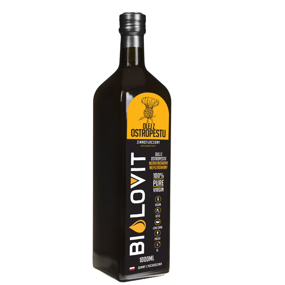 Bilovit Šaltai spaustas erškėtuogių aliejus - 1000 ml - Magnis.lt