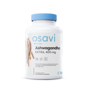 Osavi Ashwagandha Extra 400 mg - 120 dārzeņu kapsulas