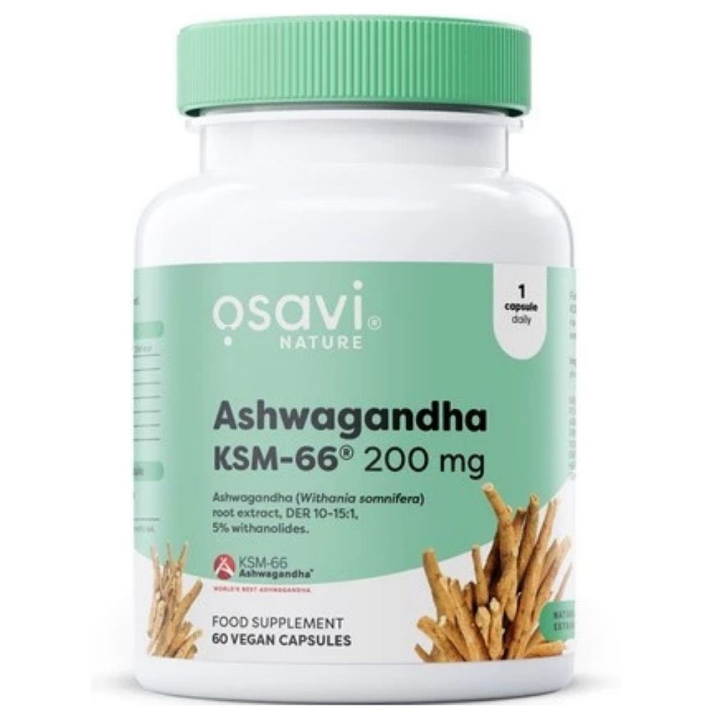 Osavi Ašvaganda KSM-66® 200 mg - 60 kapsulas