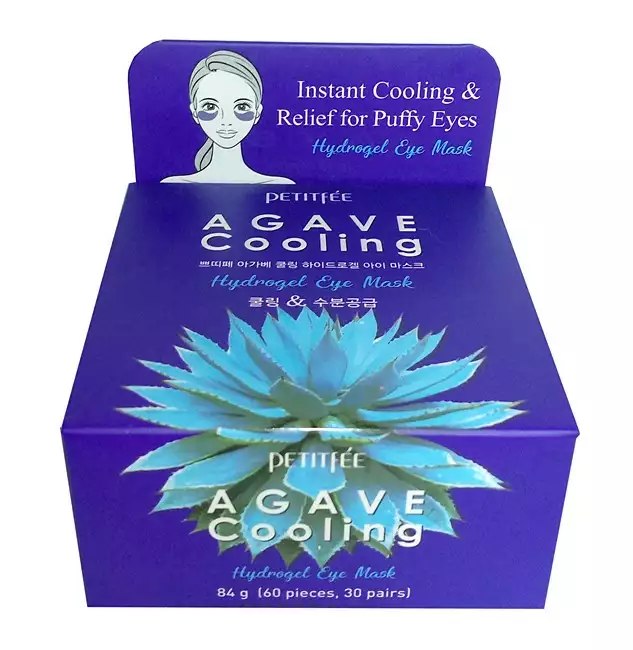 Petitfee Agave Cooling hidrogēla acu spilventiņi - 60 gab.