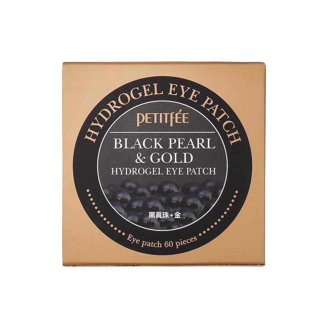 Petitfee hidrogēla acu spilventiņi Black Pearl&Gold — 60 gab.