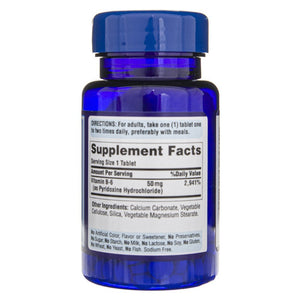 Puritan's Pride Vitaminas B-6 (piridoksino hidrochloridas) 50 mg - 100 tablečių - Magnis.lt