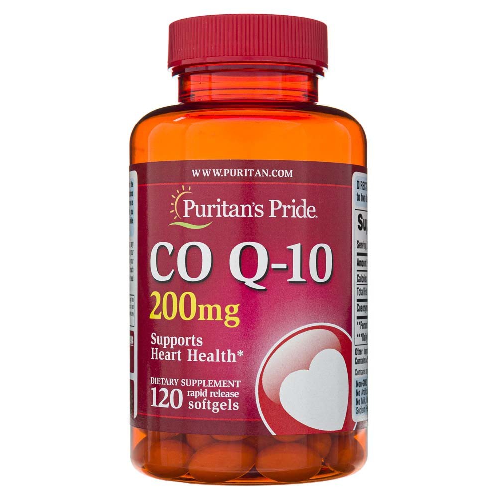 Puritan's Pride CoQ10 Q-Sorb 200 mg - 120 minkštųjų gelių - Magnis.lt