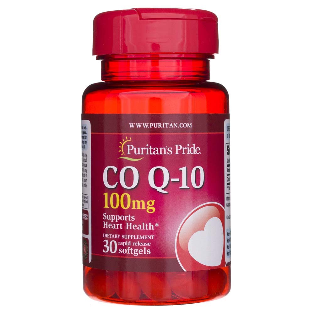 Puritan's Pride CoQ10 Q-Sorb 100 mg - 30 minkštųjų gelių - Magnis.lt