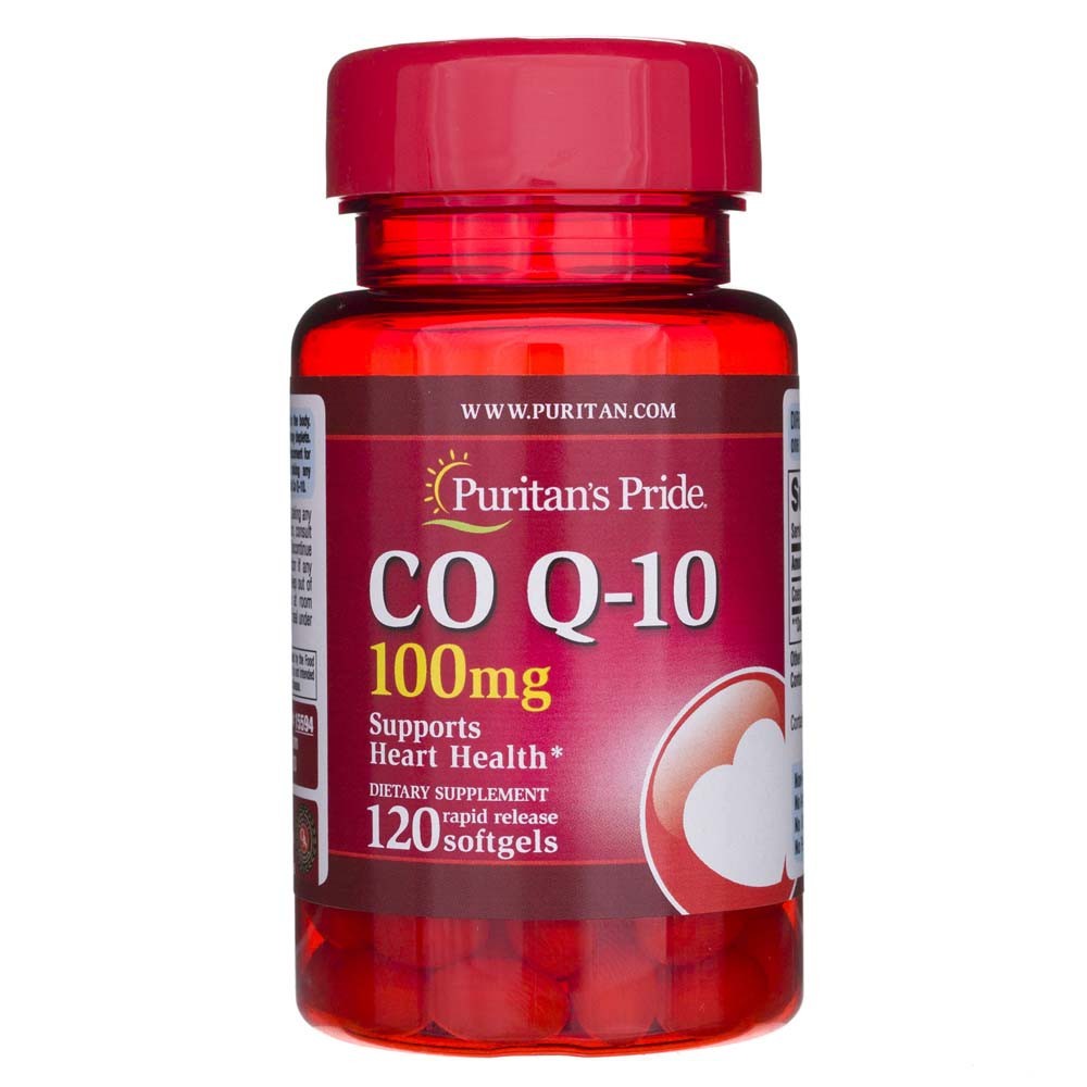 Puritan's Pride CoQ10 Q-Sorb 100 mg - 120 minkštųjų gelių - Magnis.lt