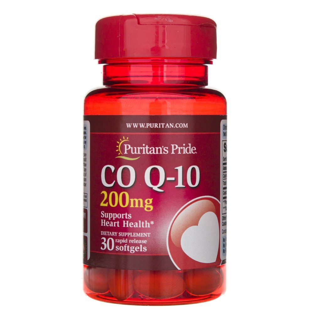 Puritano pasididžiavimas CoQ10 200 mg - 30 kapsulių - Magnis.lt
