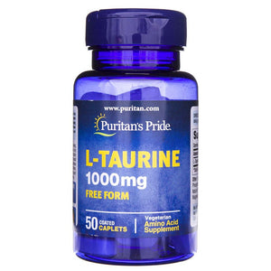 Puritan's Pride L-Taurine 1000 mg - 50 tablečių - Magnis.lt