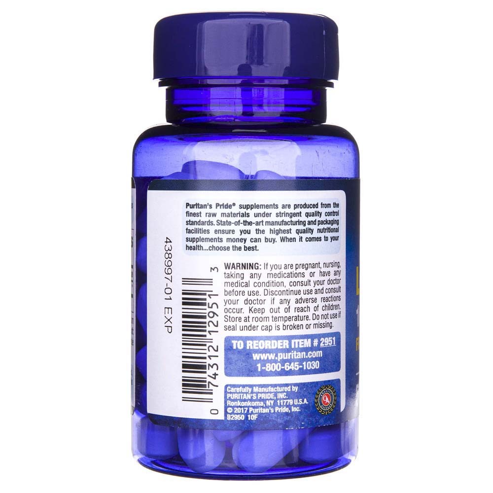 Puritan's Pride L-Taurine 1000 mg - 50 tablečių - Magnis.lt