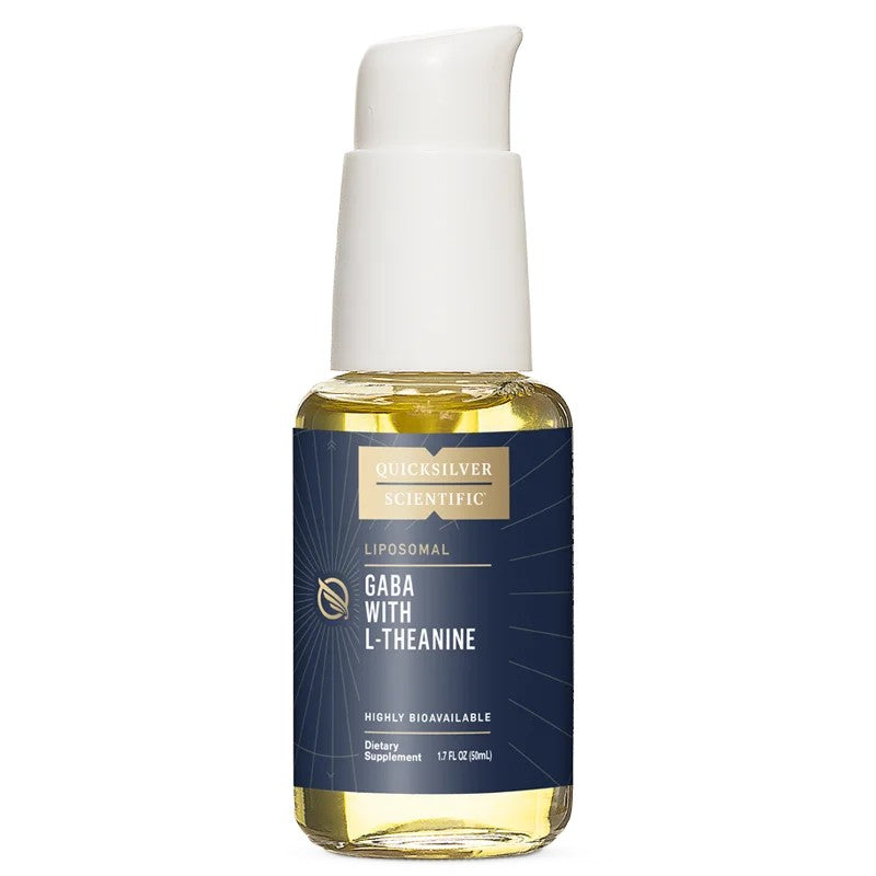 Quicksilver liposominė GABA su L-teaninu, oranžinė - 50 ml - Magnis.lt