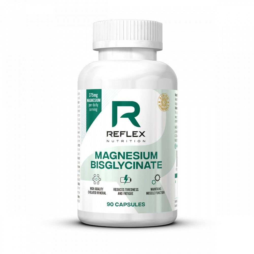 Reflex Nutrition Magnio diglicinatas 375 mg - 90 kapsulių - Magnis.lt