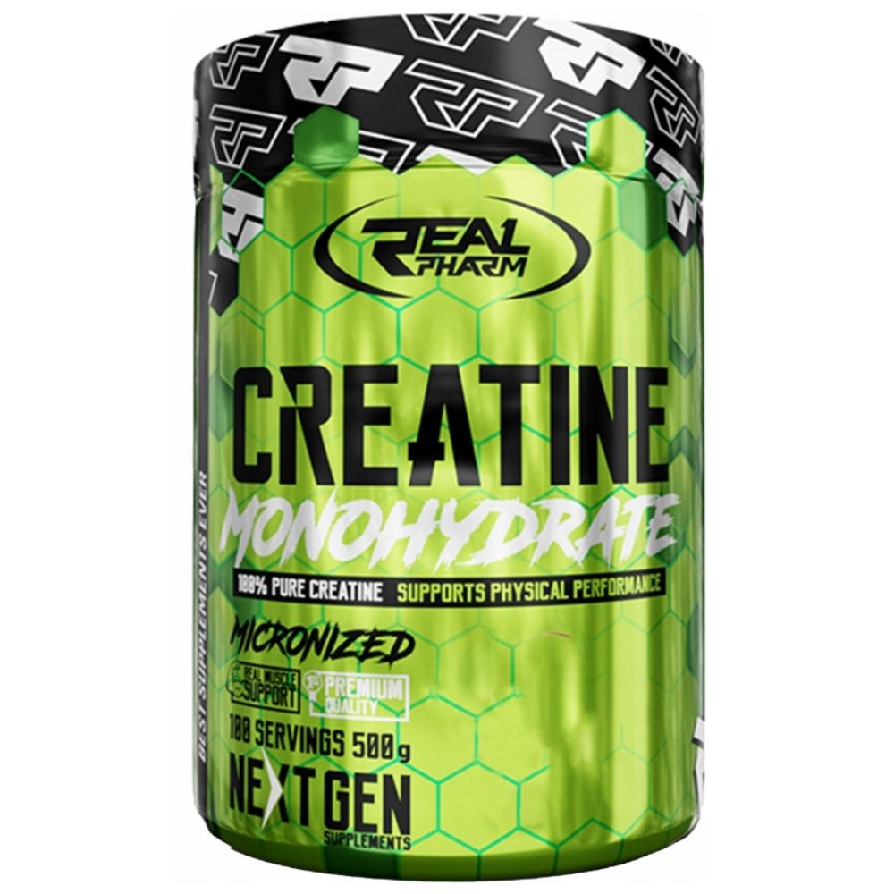 Real Pharm kreatīns, kreatīna monohidrāts – 500 g