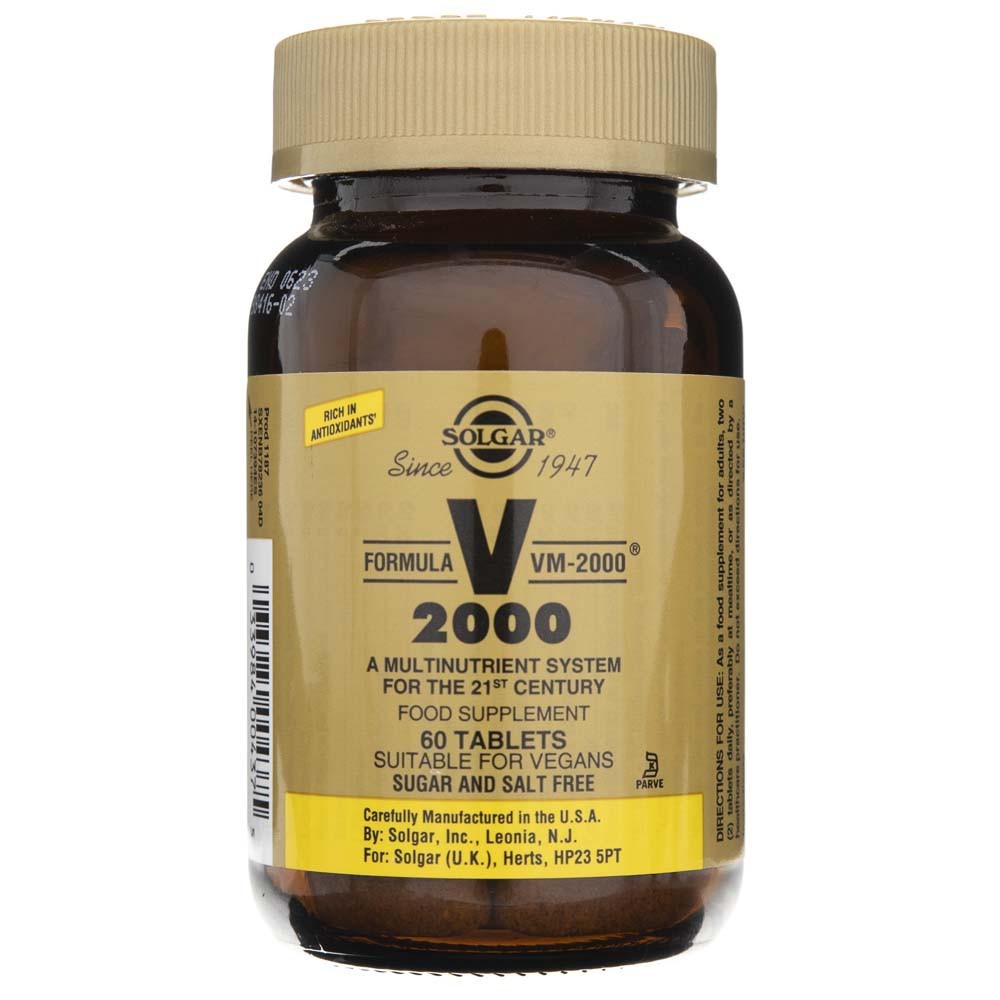 Solgar formulė VM-2000 - 60 kapsulių - Magnis.lt