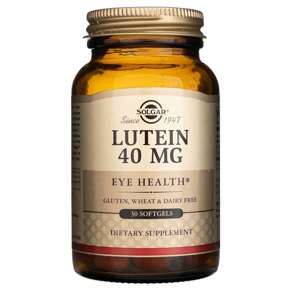 Solgar Lutein 40 mg – 30 mīkstās kapsulas