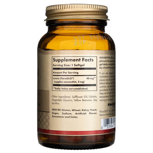 Solgar Lutein 40 mg – 30 mīkstās kapsulas