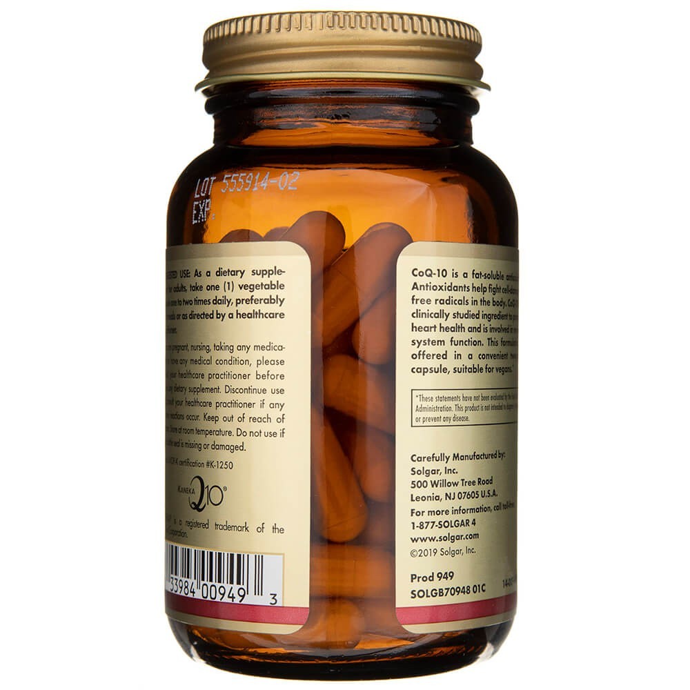 Solgar CoQ-10 200 mg - 60 kapsulas