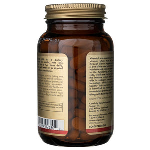 Solgar C vitamīns 500 mg ar mežrozītiem - 100 tabletes