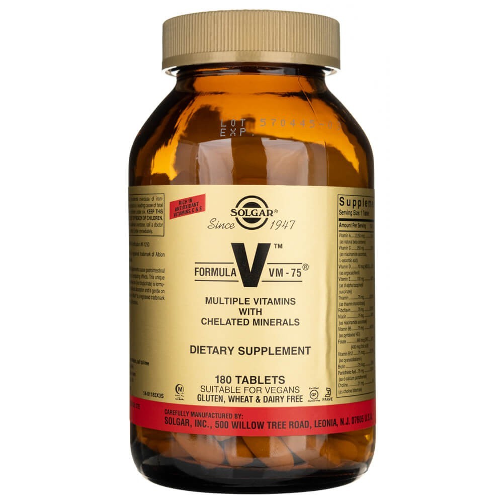 Solgar formula VM-75 - 180 tabletes