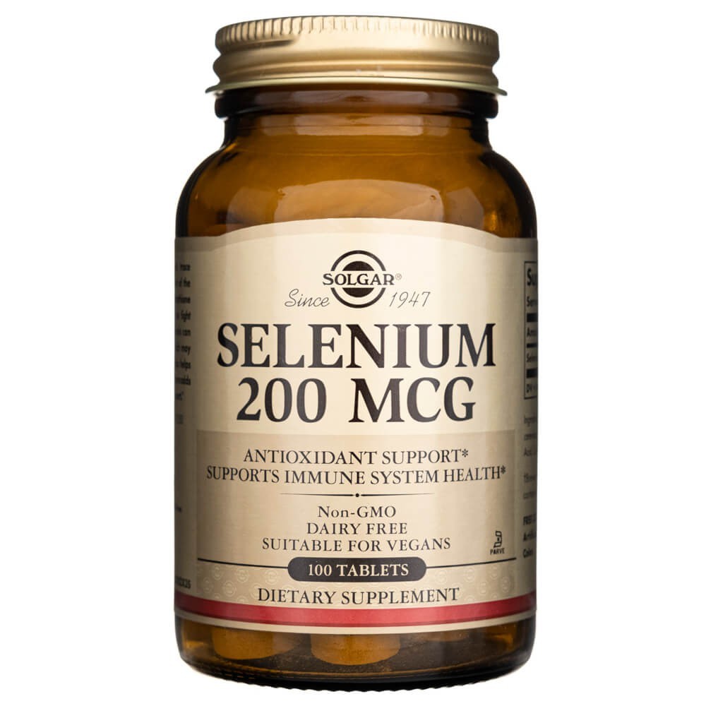 Solgar Selēns 200 mkg - 100 tabletes
