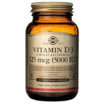Solgar vitamīns D3 125 mcg (5000 SV) - 120 kapsulas