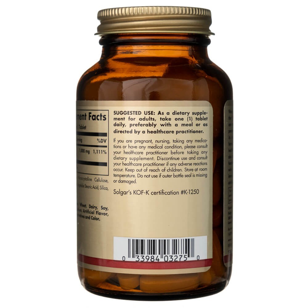 Solgar C vitamīns 1000 mg - 90 tabletes