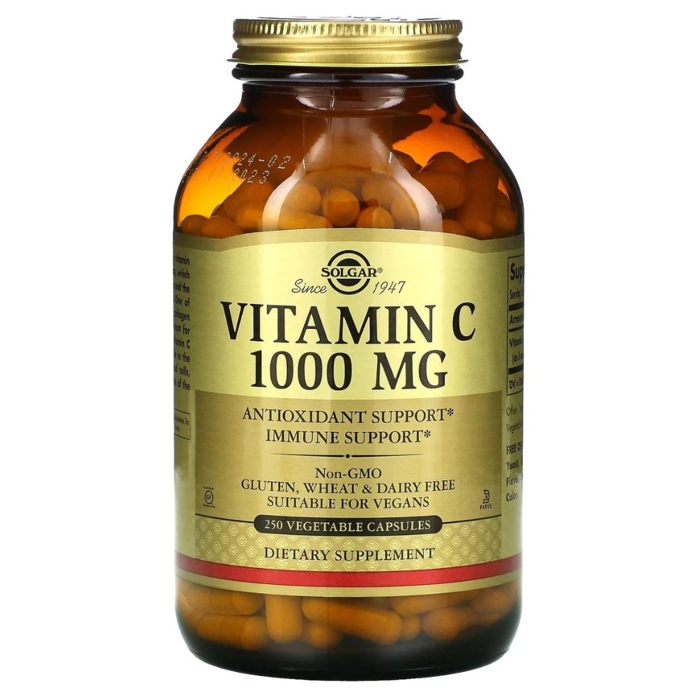 Solgar vitaminas C 1000 mg - 250 kapsulių - Magnis.lt