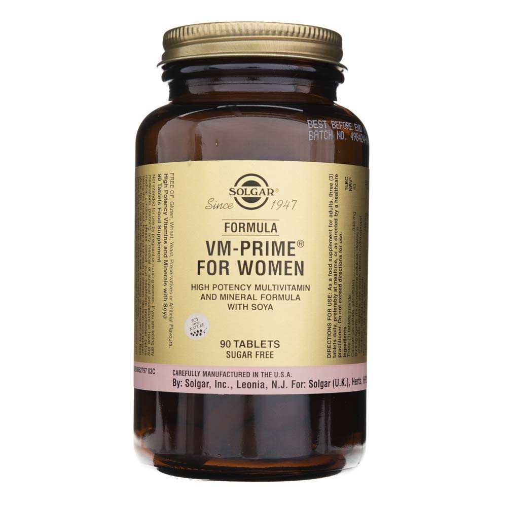 Solgar VM-Prime formulė moterims - 90 tablečių - Magnis.lt