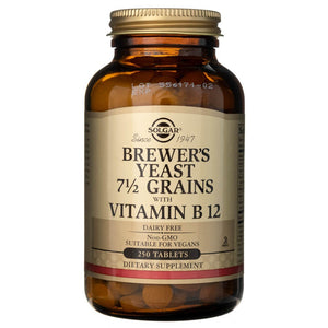 Solgar alus raugs 7 1/2 graudi ar B12 vitamīnu – 250 tabletes