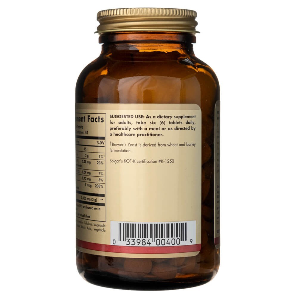 Solgar alus raugs 7 1/2 graudi ar B12 vitamīnu – 250 tabletes