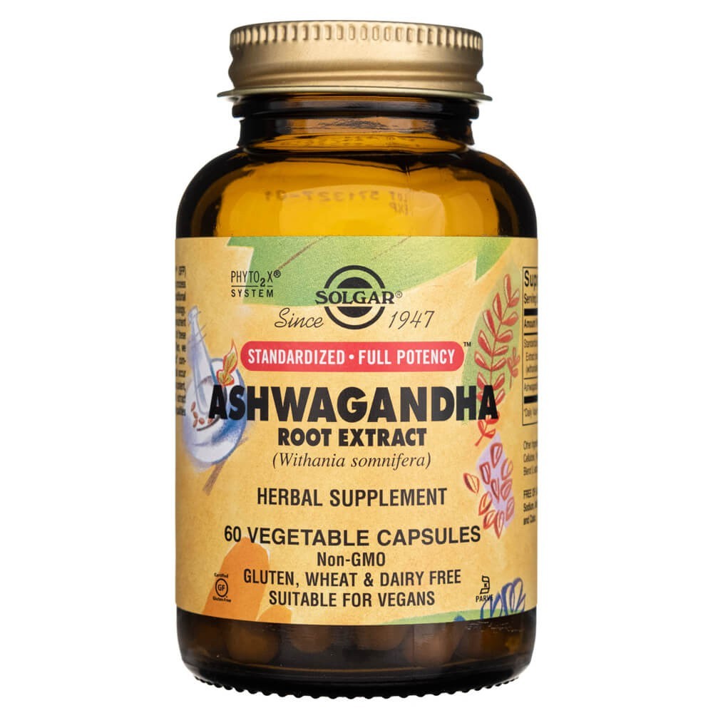 Solgar SFP Ashwagandha Root Extract - 60 kapsulių - Magnis.lt