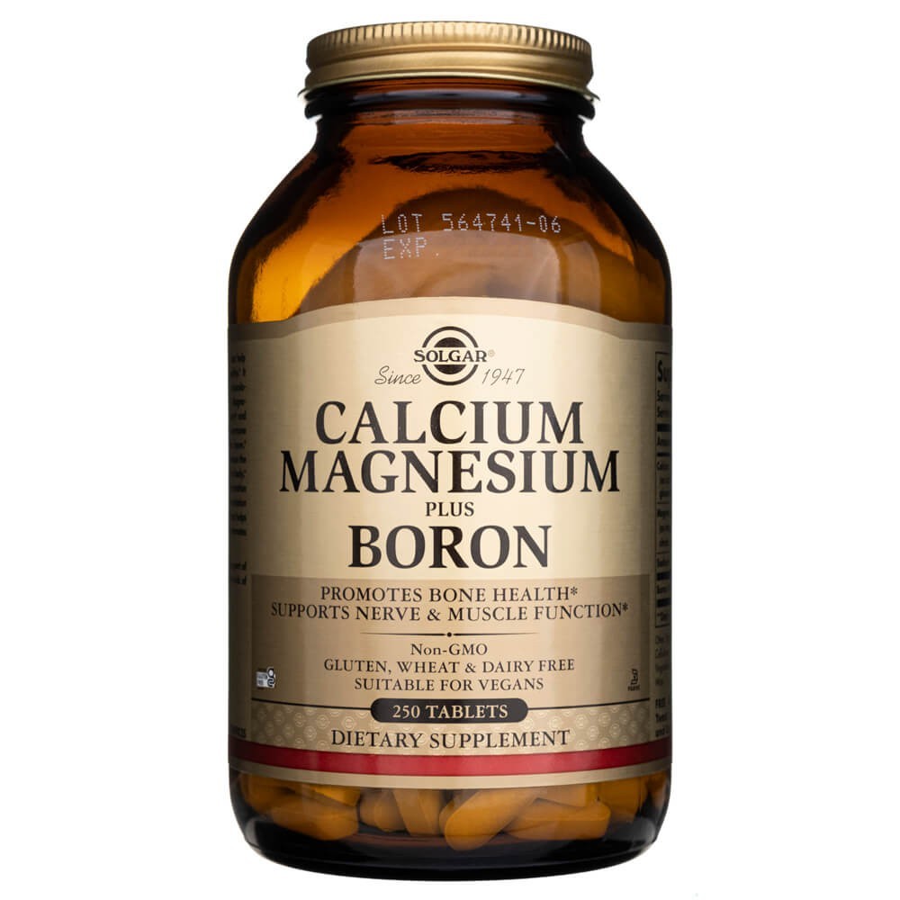 Solgar Calcium Magnesium Plus Boron – 250 tabletes