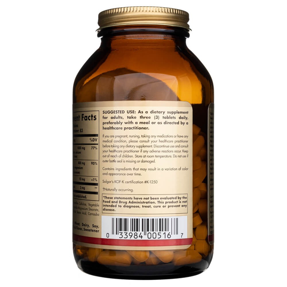 Solgar Calcium Magnesium Plus Boron – 250 tabletes