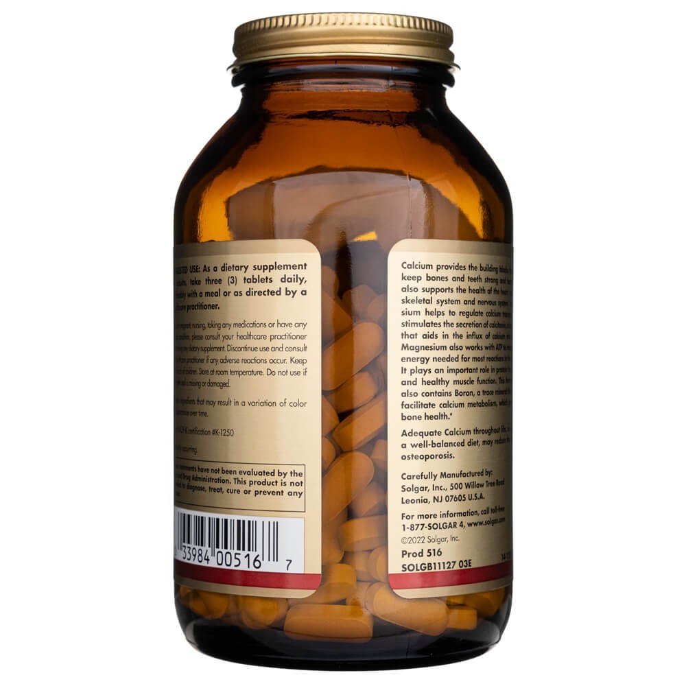 Solgar Calcium Magnesium Plus Boron – 250 tabletes