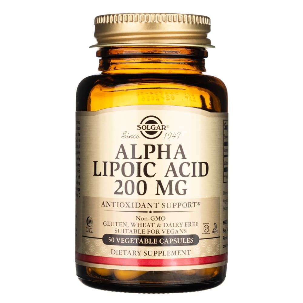 Solgar Alfa liposkābe 200 mg – 50 kapsulas
