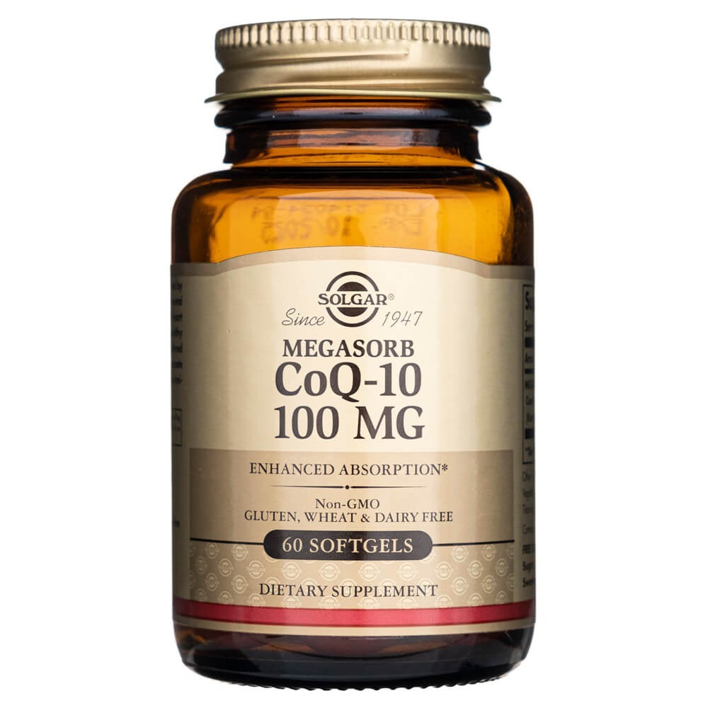 Solgar Megasorb CoQ-10 100 mg - 30 mīkstās kapsulas