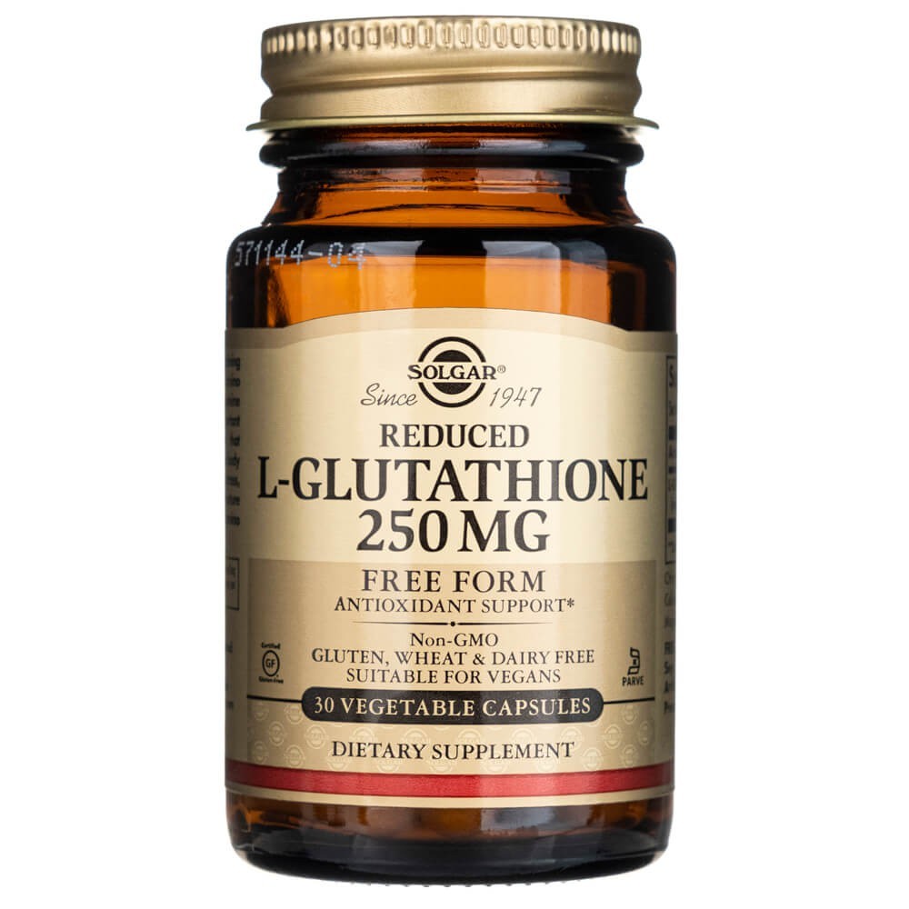 Solgar Samazināts L-Glutations 250 mg - 30 kapsulas