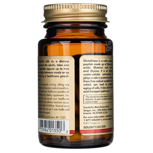 Solgar Samazināts L-Glutations 250 mg - 30 kapsulas