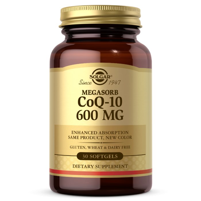 Solgar Megasorb Koferments Q10 600 mg – 30 kapsulu