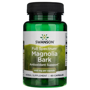 Swanson Full Spectrum magnolijas miza 400 mg – 60 kapsulas