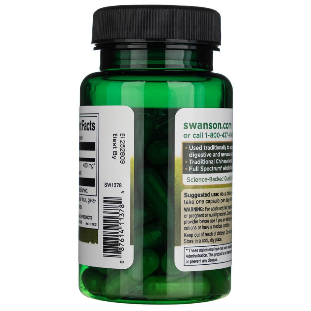 Swanson Full Spectrum magnolijas miza 400 mg – 60 kapsulas