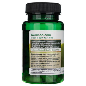 Swanson Full Spectrum magnolijas miza 400 mg – 60 kapsulas