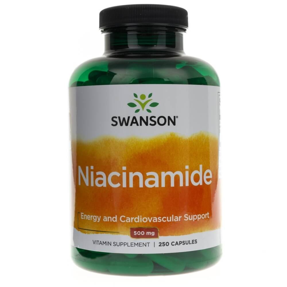 Swanson niacinamidas (niacinamidas) 500 mg - 250 kapsulių - Magnis.lt